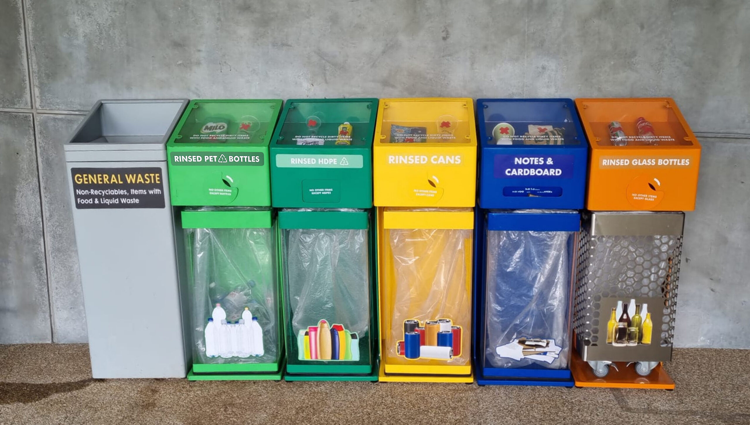 Recycle Right Bins