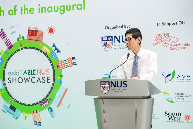 <div>NUS President Prof Tan Chorh Chuan speaking about the diverse initiatives and capabilities which the NUS community has developed and implemented to contribute to making Singapore</div><div>a vibrant, livable and sustainable city.</div>