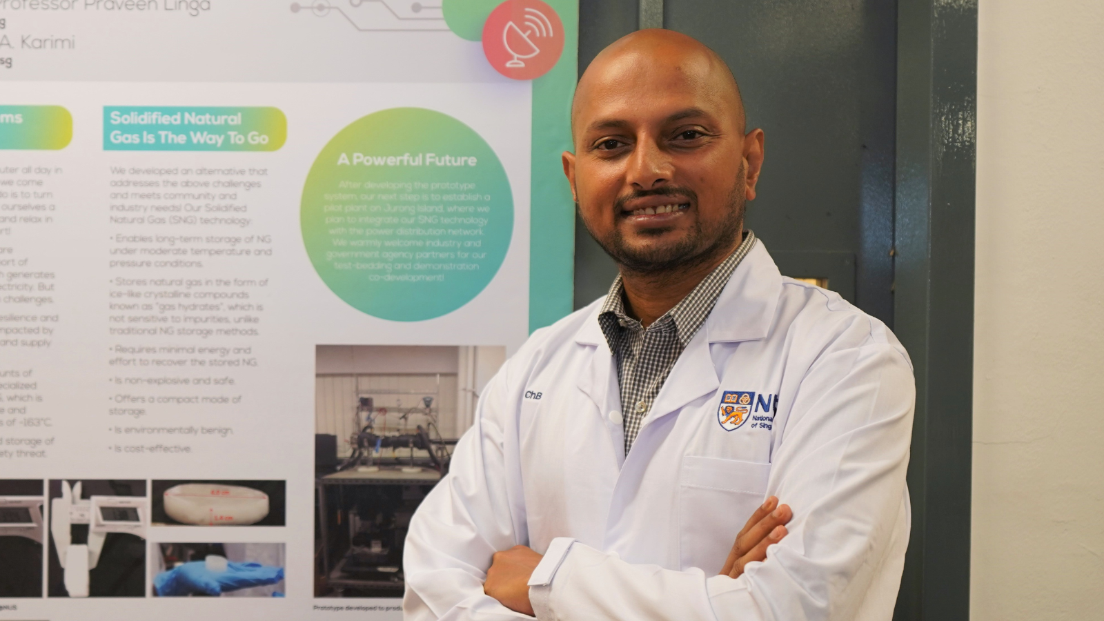 Dr Praveen Linga, Professor at Department of Chemical and Biomolecular Engineering