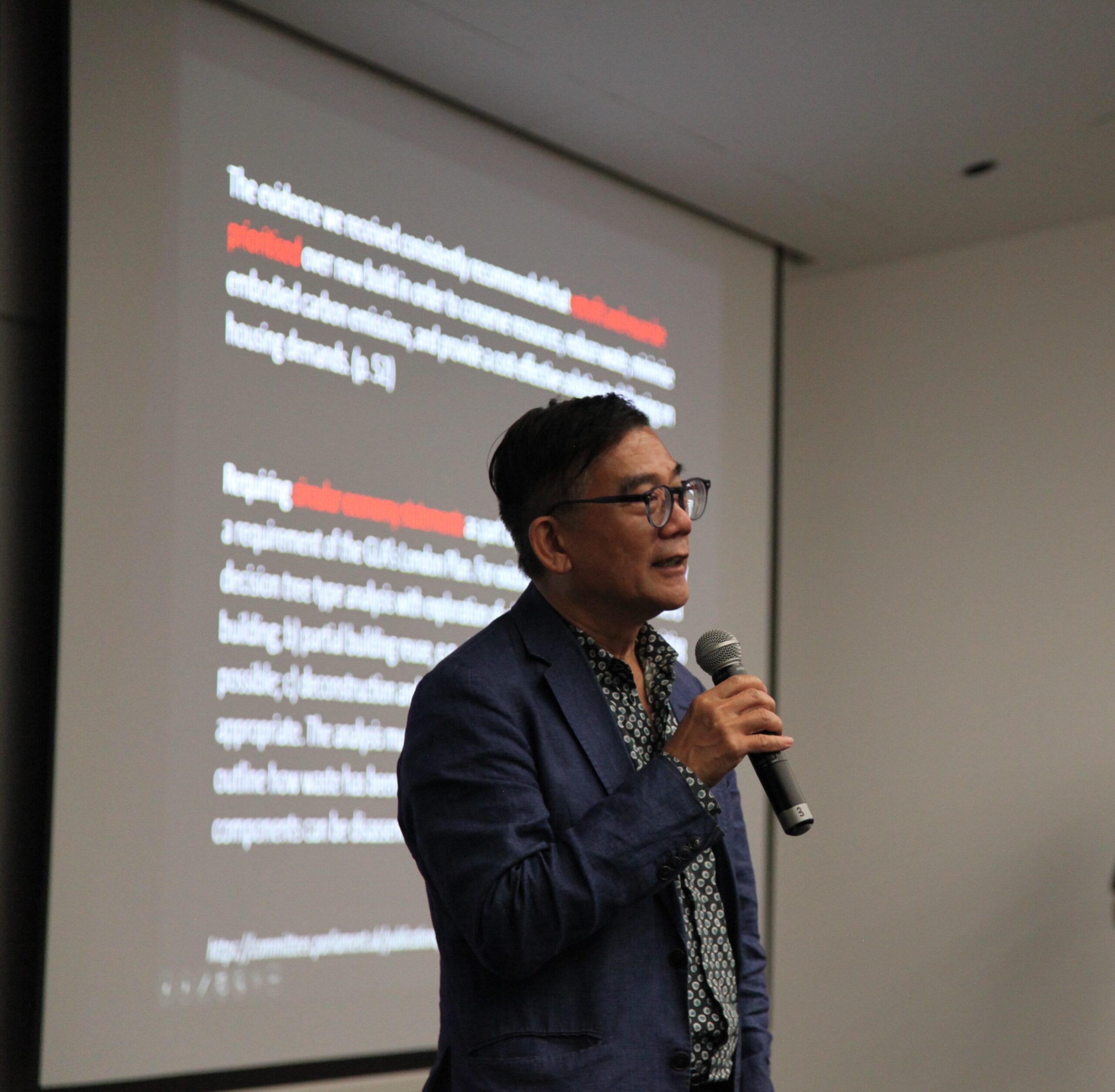 Professor Ho Puay Peng from CDE was one of the speakers at the symposium.