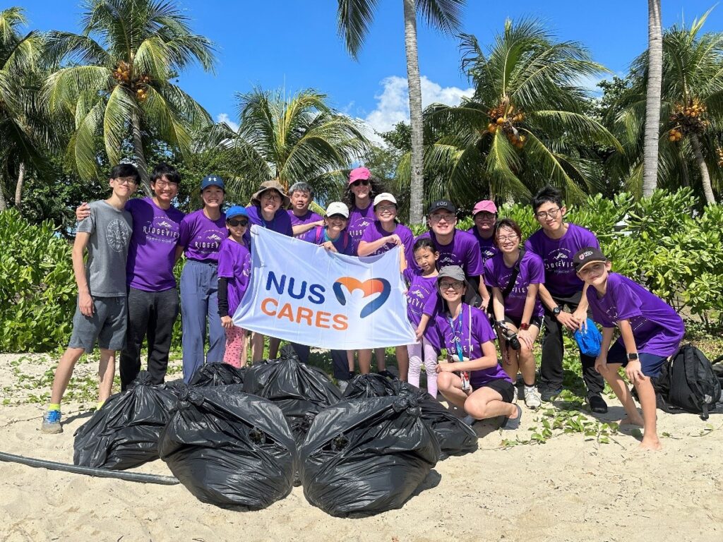 RVRC hosted RV Intertidal Walk and Clean for 19 NUS staff, students, and family, in support of SG Clean Day.