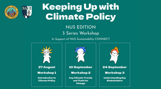 Keeping up with Climate Policy workshop by NUS SAVE