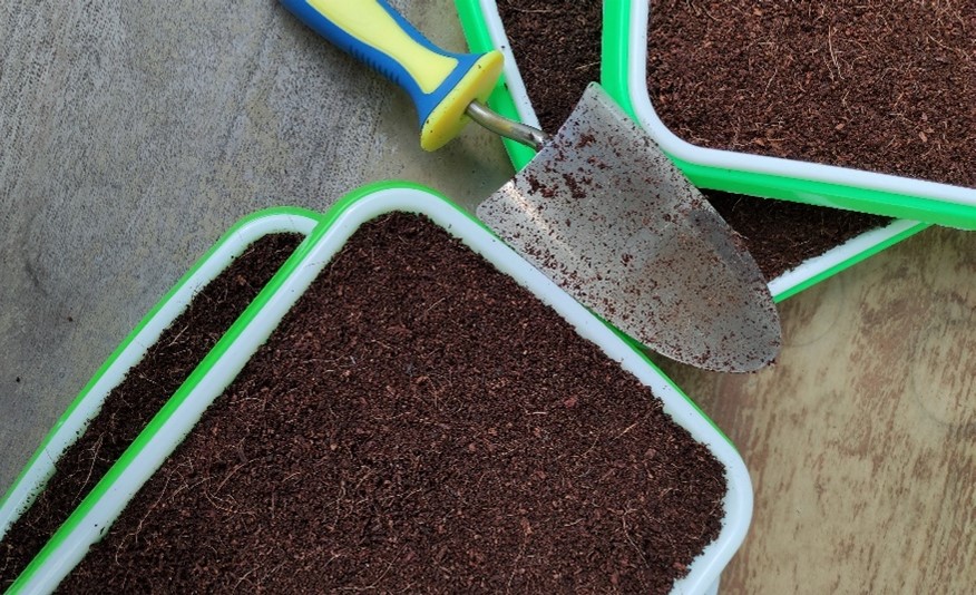 Cocopeat has been adopted by the agriculture and gardening industry due to its water retention capability.