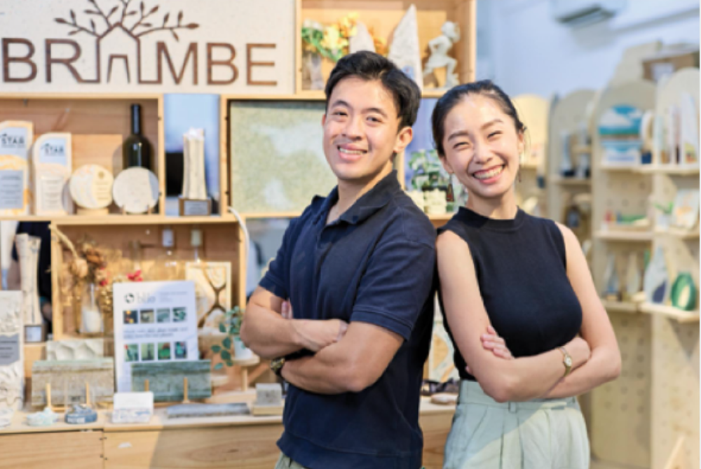Mr Bernie Ang and Ms Amanda Tay are the husband-and-wife team behind Brambe.